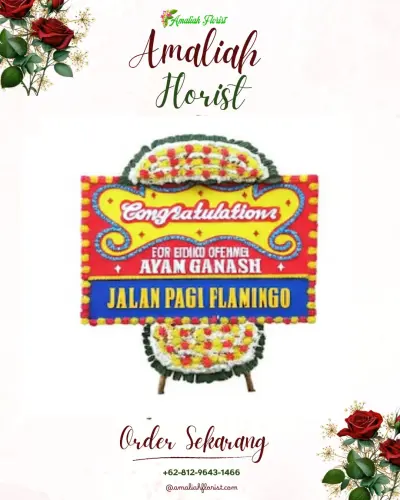 Bunga Papan Congratulation di Sagaranten